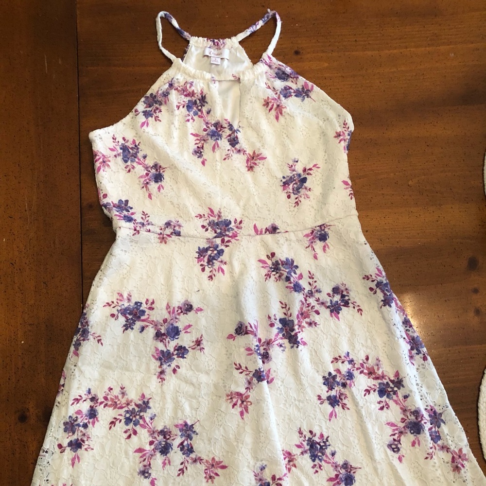 Candie's Sleeveless Floral Lace Dress - Size S